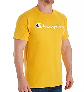 Classic Graphic Logo Jersey T-Shirt Team Gold L