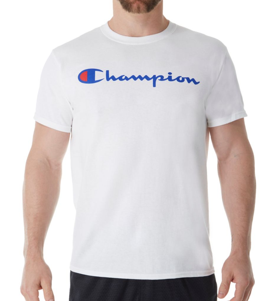 Classic Signature Logo Jersey T-Shirt-fs