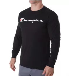 Classic Jersey Graphic Long Sleeve T-Shirt BLK 2XL