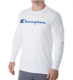 Classic Jersey Graphic Long Sleeve T-Shirt WHT S