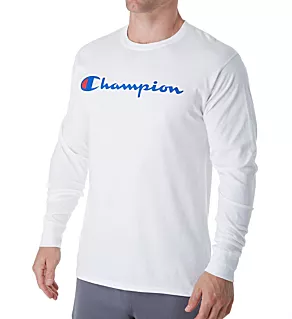 Classic Jersey Graphic Long Sleeve T-Shirt White 2XL