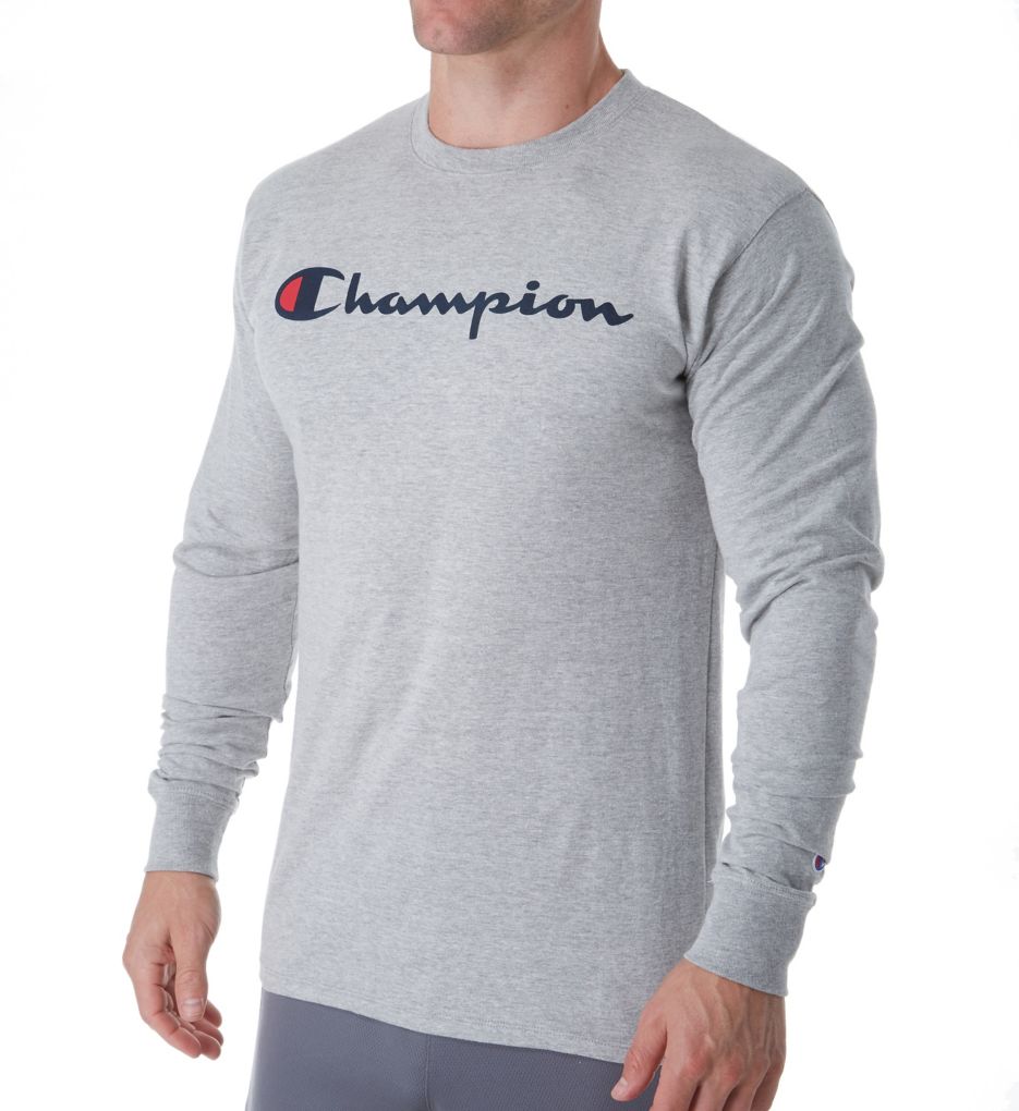 champion gray long sleeve