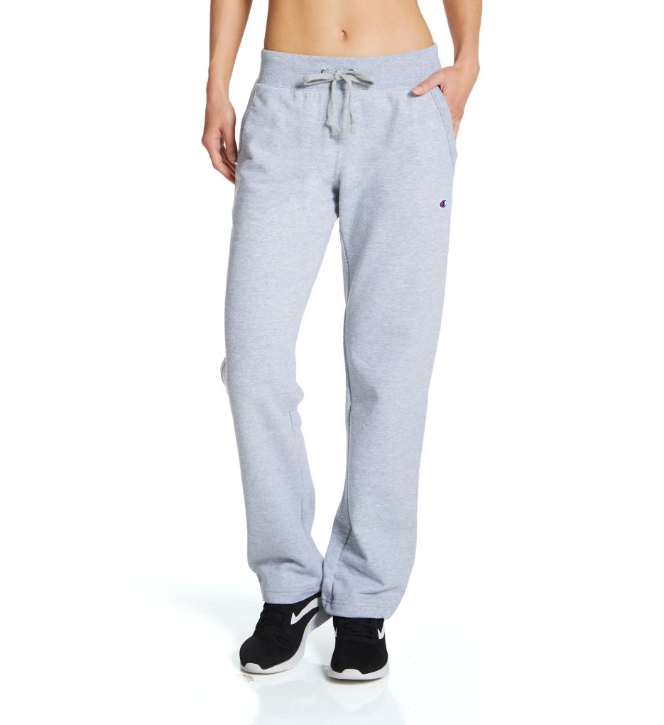 Fleece Open Bottom Pant with Front Pockets-acs