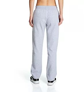 Fleece Open Bottom Pant with Front Pockets Oxford Gray M