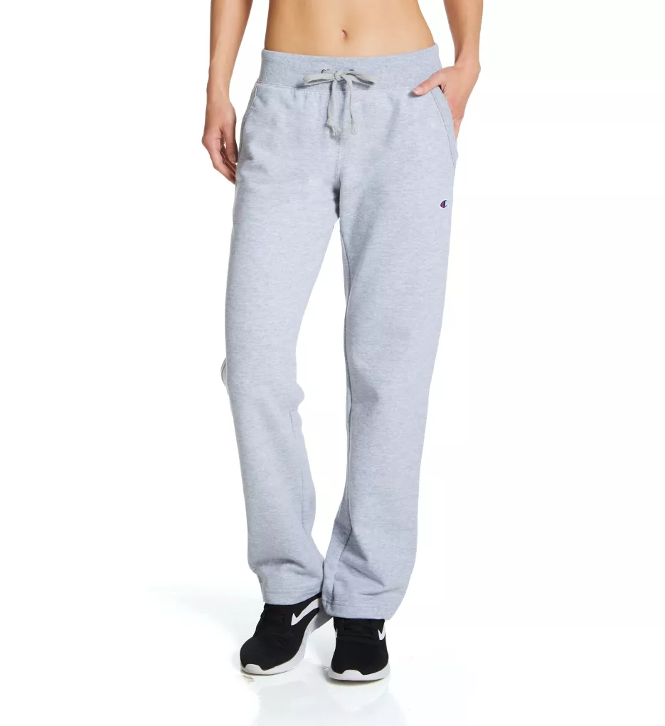 Champion Sweatpants Women's Open Bottom Pants Powerblend Fleece Soft  Pockets