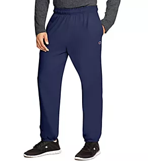 Authentic Jersey Closed Bottom Pant Navy XL