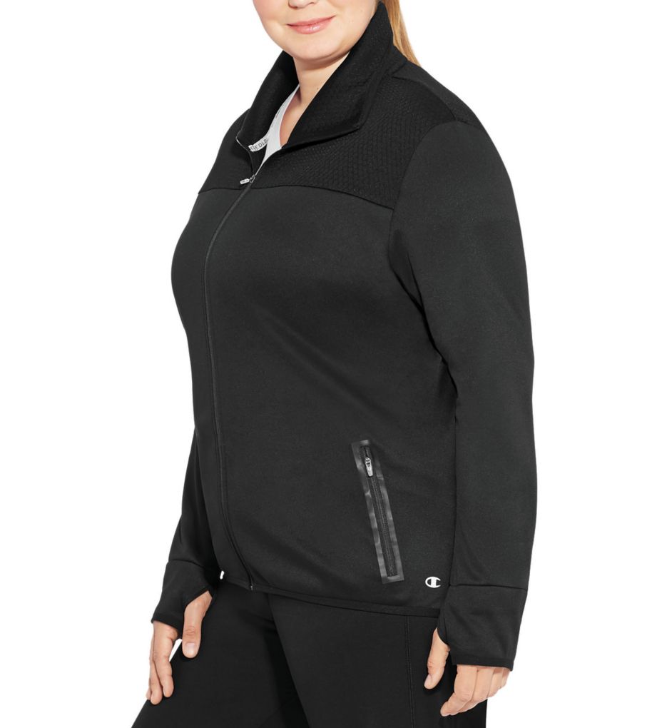 Plus Fleece Duofold Lightweight Full Zip Jacket-acs