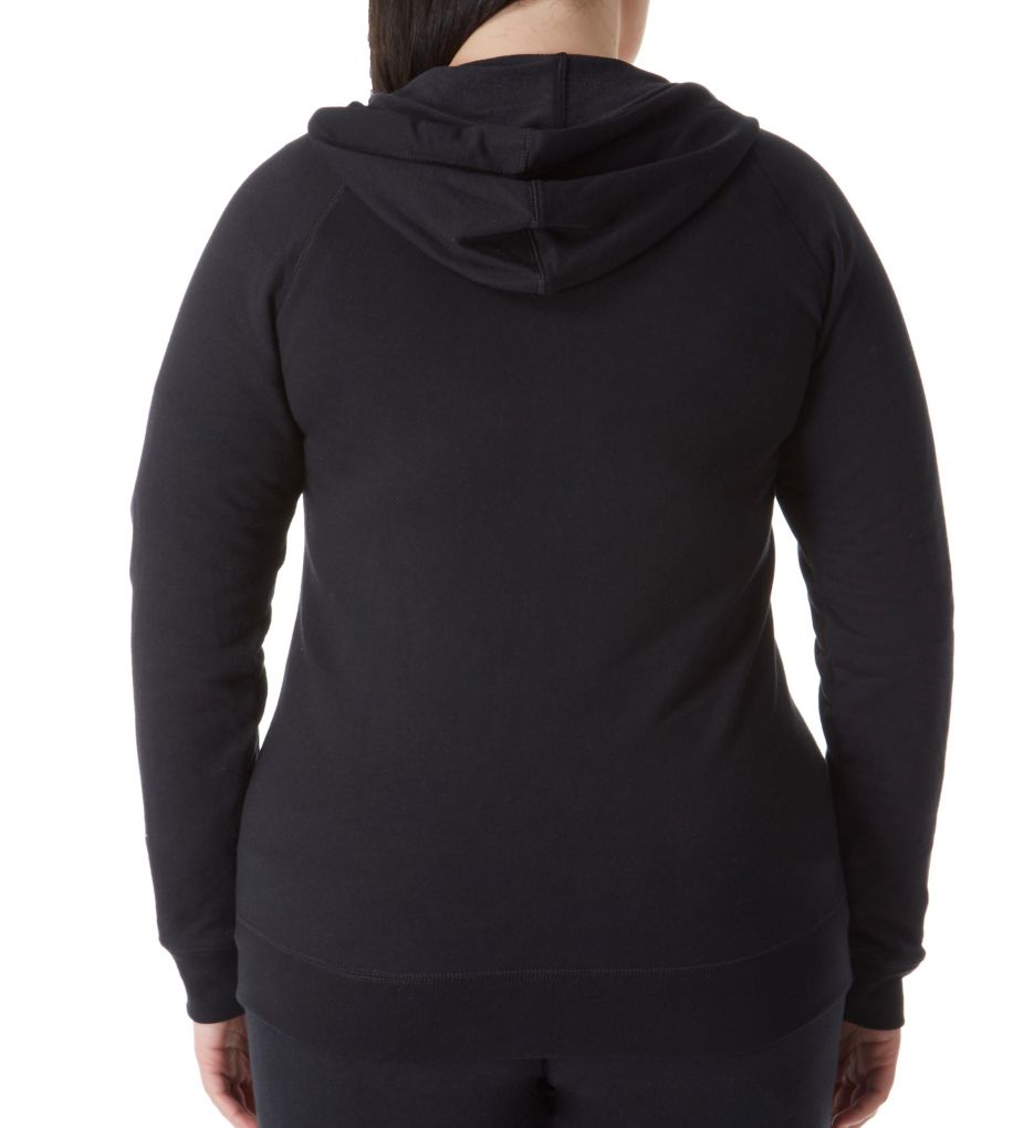 Plus Size French Terry Full Zip Hoodie Jacket
