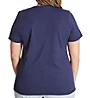 Champion Plus Size Classic Graphic Jersey V-Neck T-Shirt QW124GY - Image 2