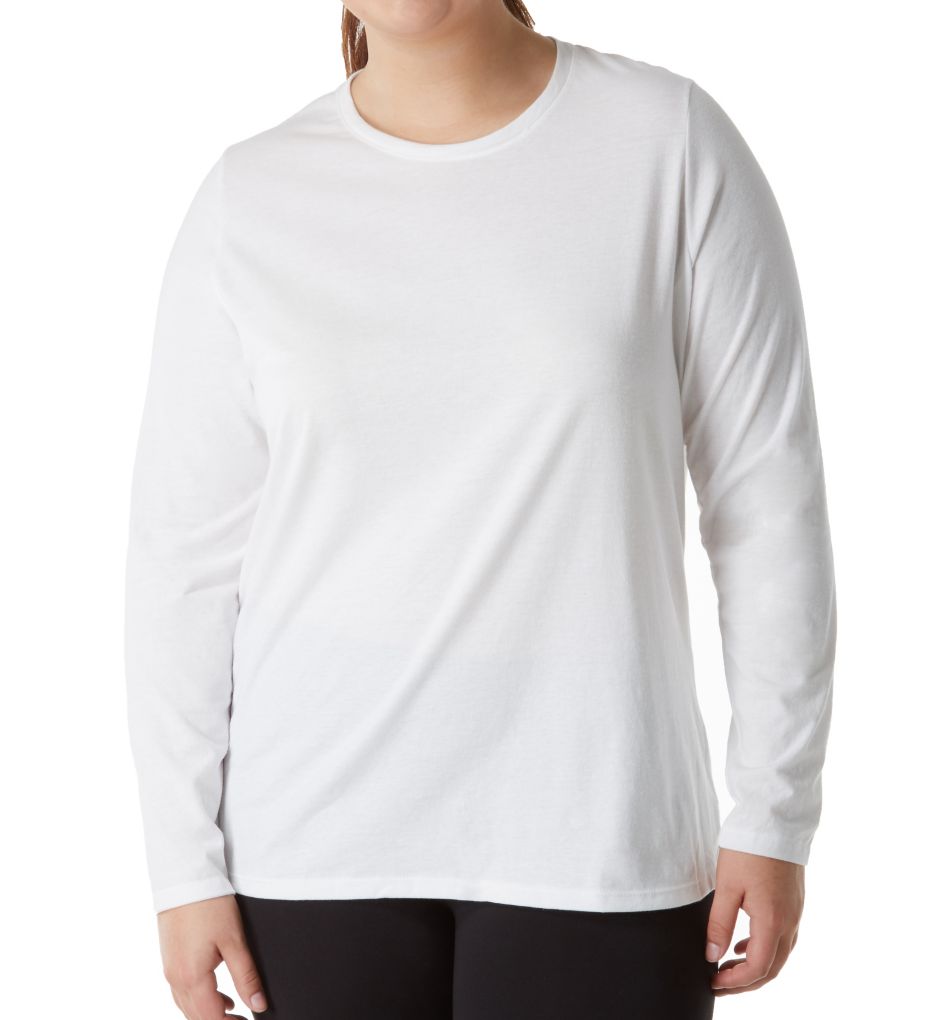 C Vapor Plus Size Long Sleeve X-Temp Tee-fs