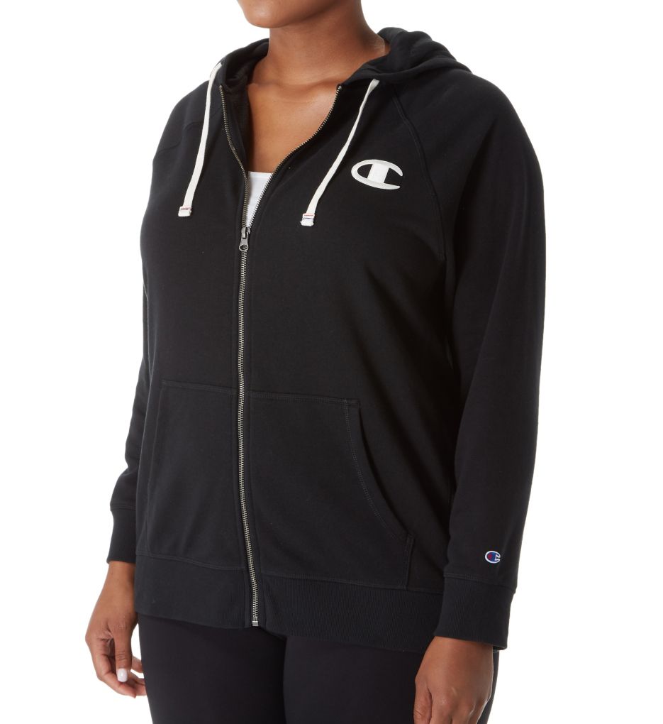 Heritage Plus Size French Terry Full Zip Hoodie-acs