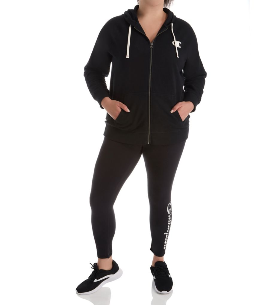 Heritage Plus Size French Terry Full Zip Hoodie-cs3