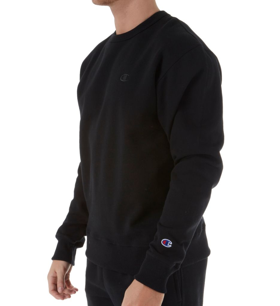 All black champion discount sweatshirt