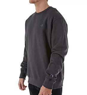 Powerblend Fleece Crew neck Sweatshirt Granite Heather XL