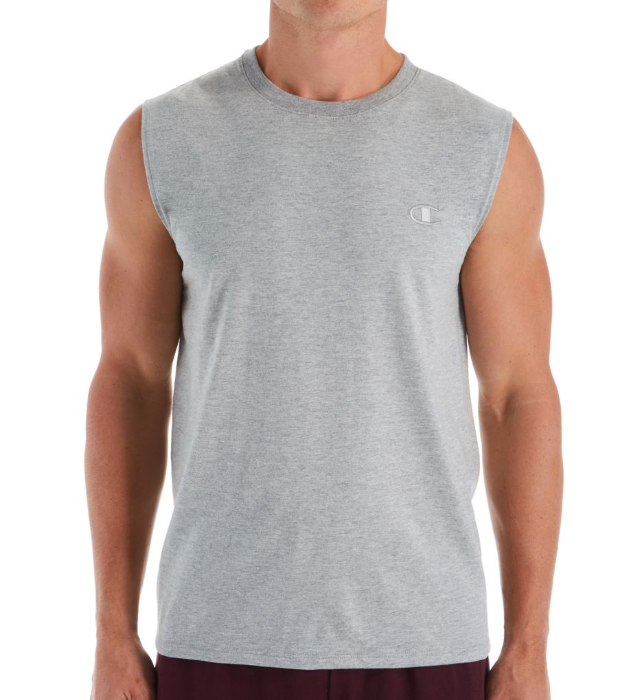 Cotton Jersey Athletic Fit Muscle Tee-fs