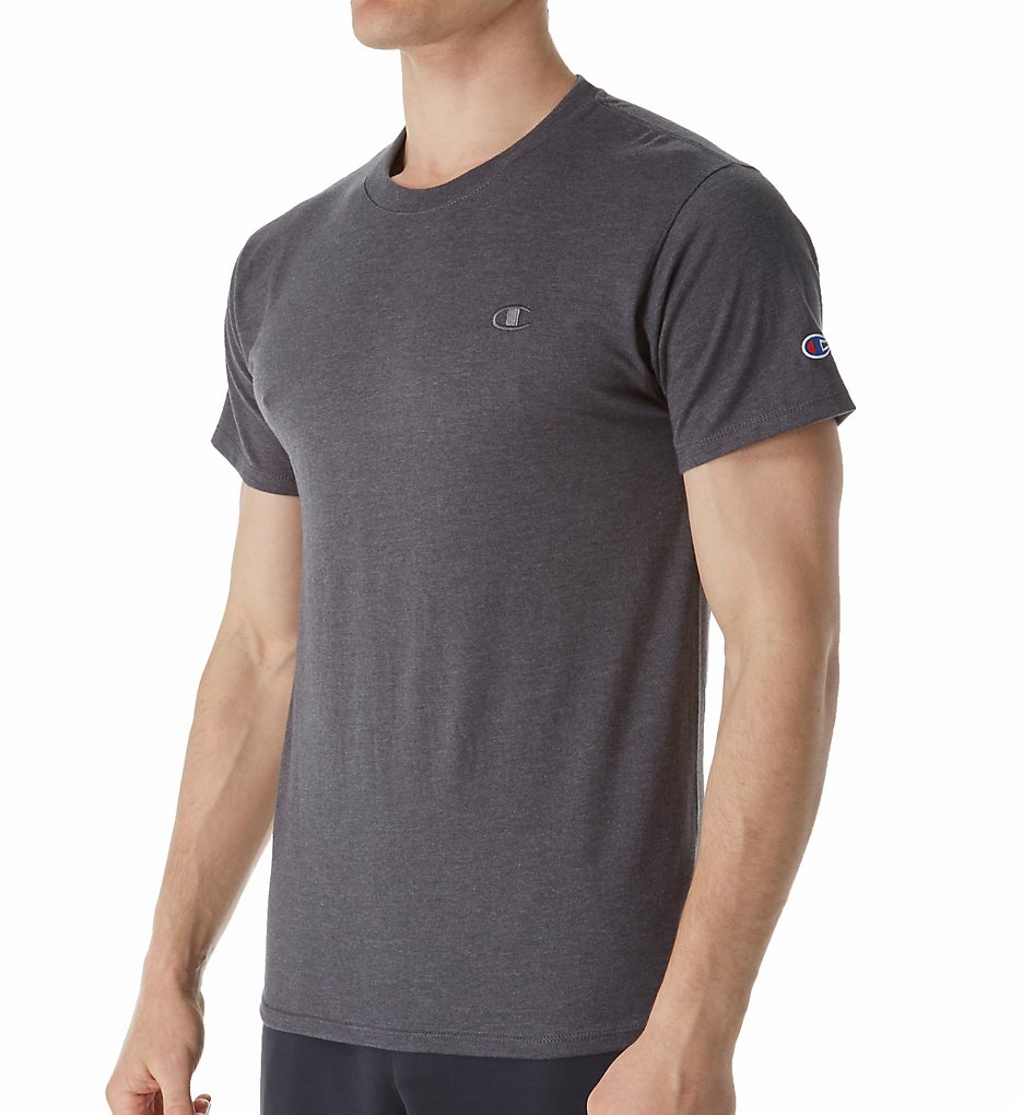Champion T0223 Classic Athletic Fit Jersey Tee (Granite Heather)