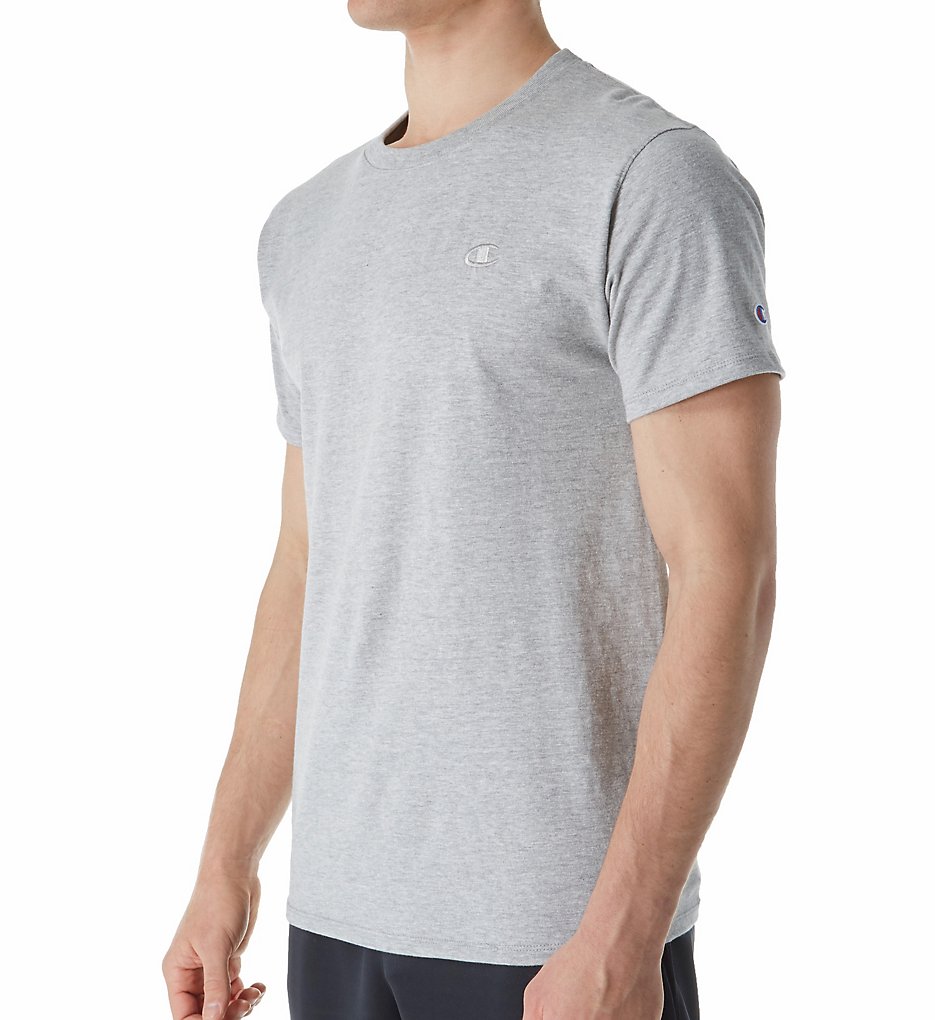 Champion T0223 Classic Athletic Fit Jersey Tee (Oxford Grey)