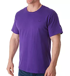 Classic Athletic Fit Jersey Tee Purple M