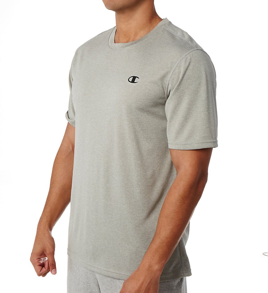 Champion T0766 Fresh IQ Vapor Heather Performance Tee (Oxford Grey)