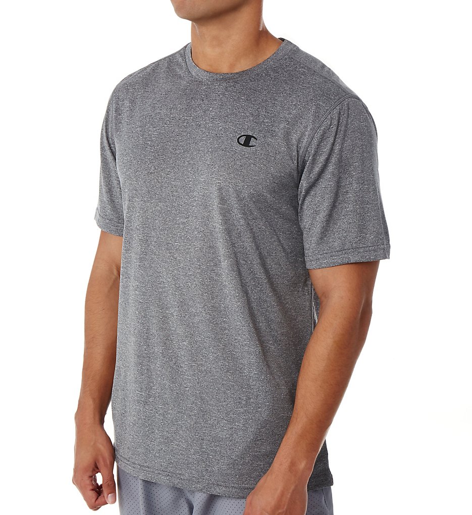 Champion T0766 Fresh IQ Vapor Heather Performance Tee (Stealth Heather)