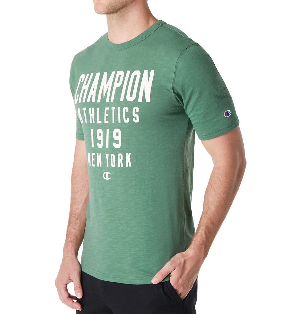 Champion T1235 Heritage Short Sleeve Slub Vintage T-Shirt (Dill)