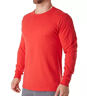 Classic Athletic Fit Jersey Long Sleeve Tee Scarlet S