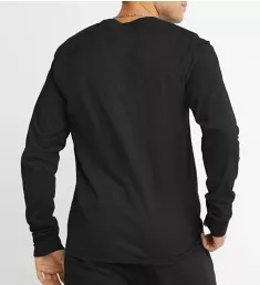 Classic Athletic Fit Jersey Long Sleeve Tee BLK 2XL