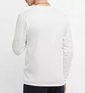 Classic Athletic Fit Jersey Long Sleeve Tee White L