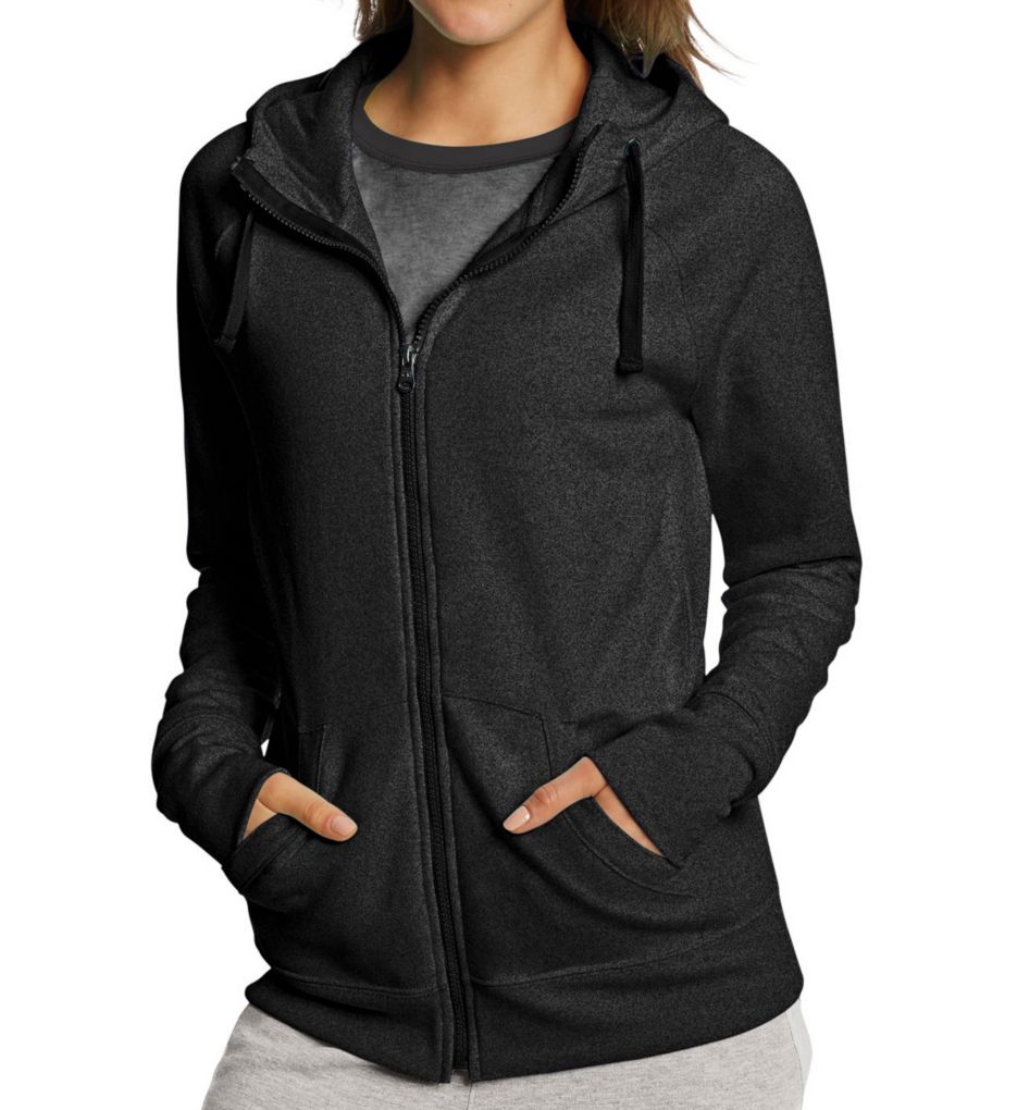 Fleece Full Zip Hoodie Jacket-acs