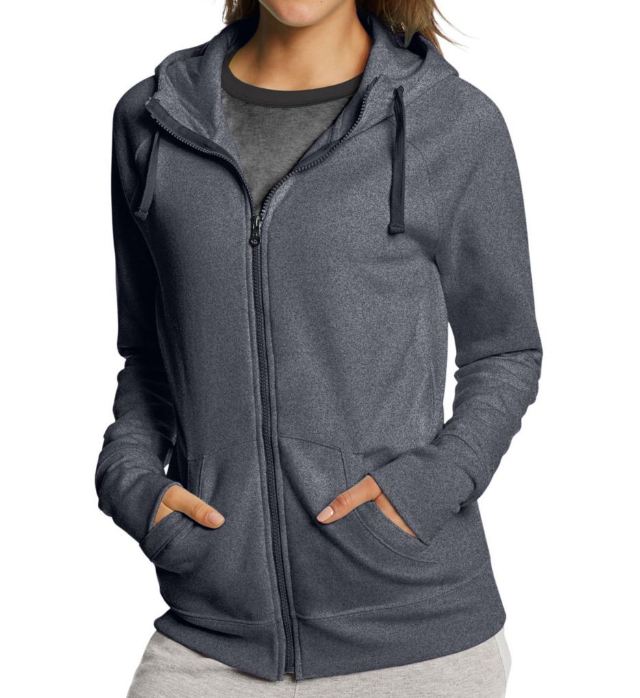 Fleece Full Zip Hoodie Jacket-acs