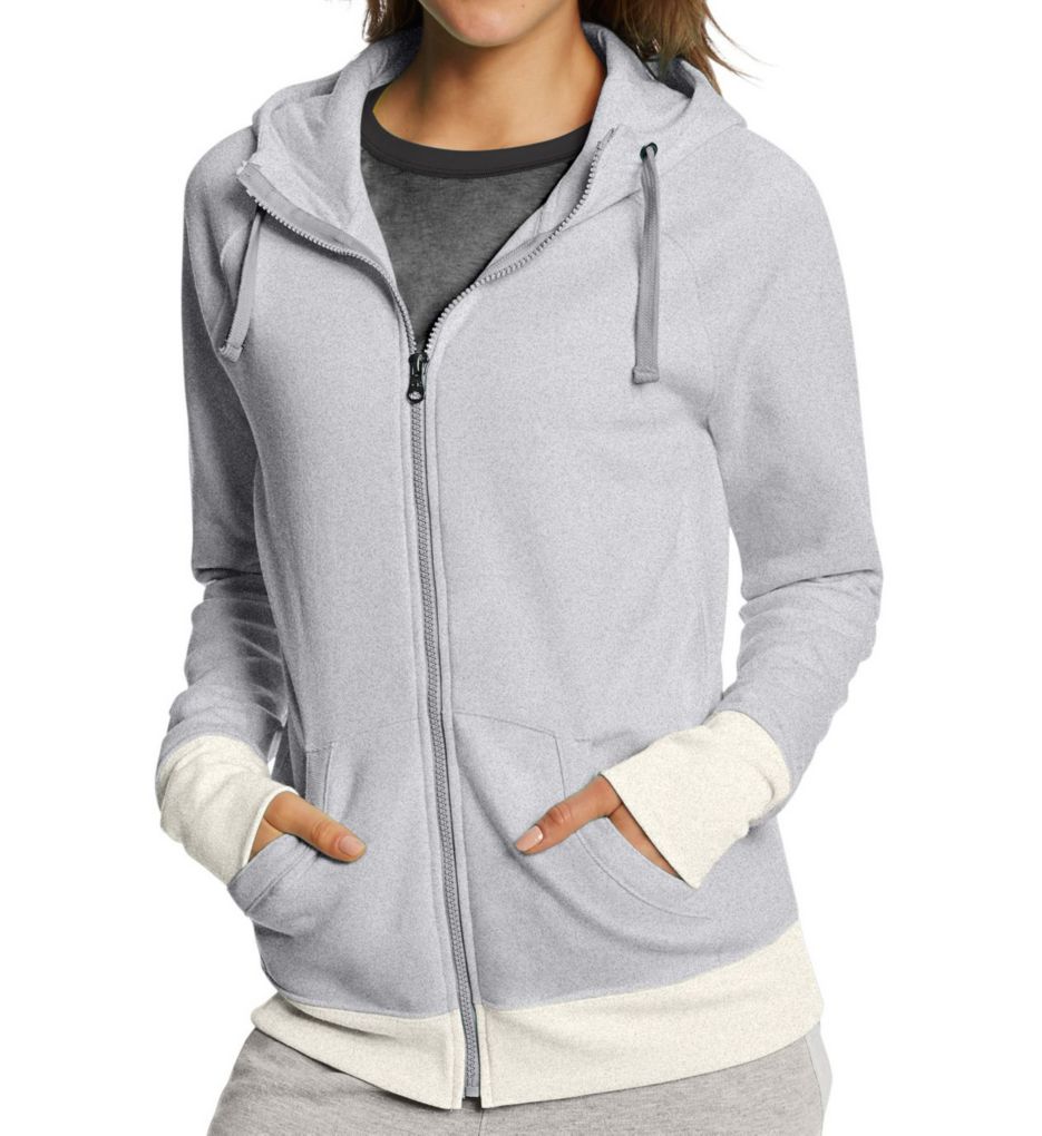 Fleece Full Zip Hoodie Jacket-acs