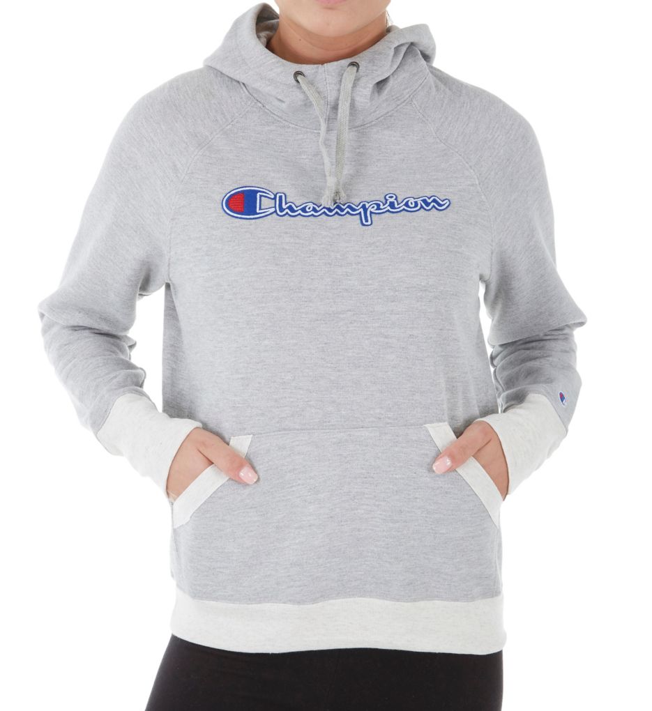 Powerblend Fleece Pullover Hood w/ Applique Jacket-fs