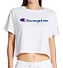 Champion Classic Script Logo Cropped T-Shirt W5950G - Image 1