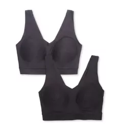 Soft Stretch Padded Bra Top - 2 Pack