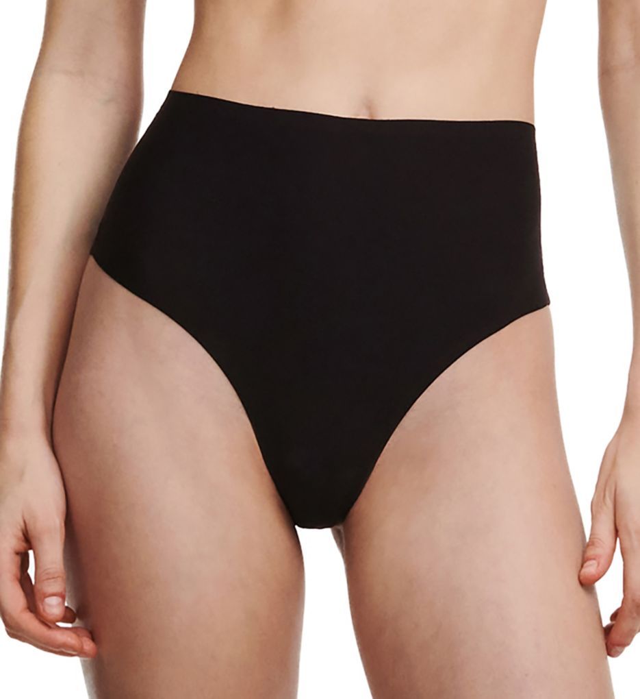 Soft Stretch High Waist Thong Black O/S by Chantelle