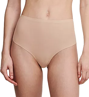 Soft Stretch High Waist Thong Ultra Nude O/S