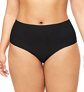 Soft Stretch Seamless High Waist Brief Plus Panty Black O/S