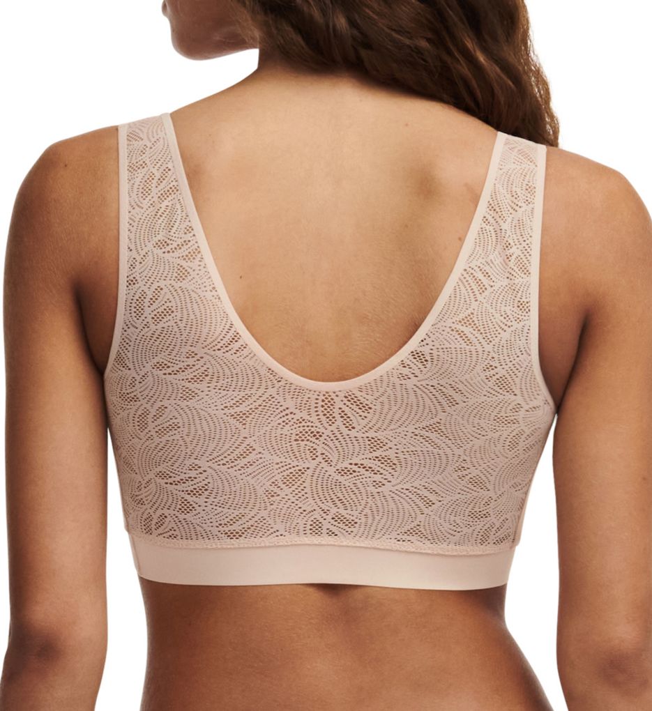 Soft Stretch Padded Bra Top with Lace-bs