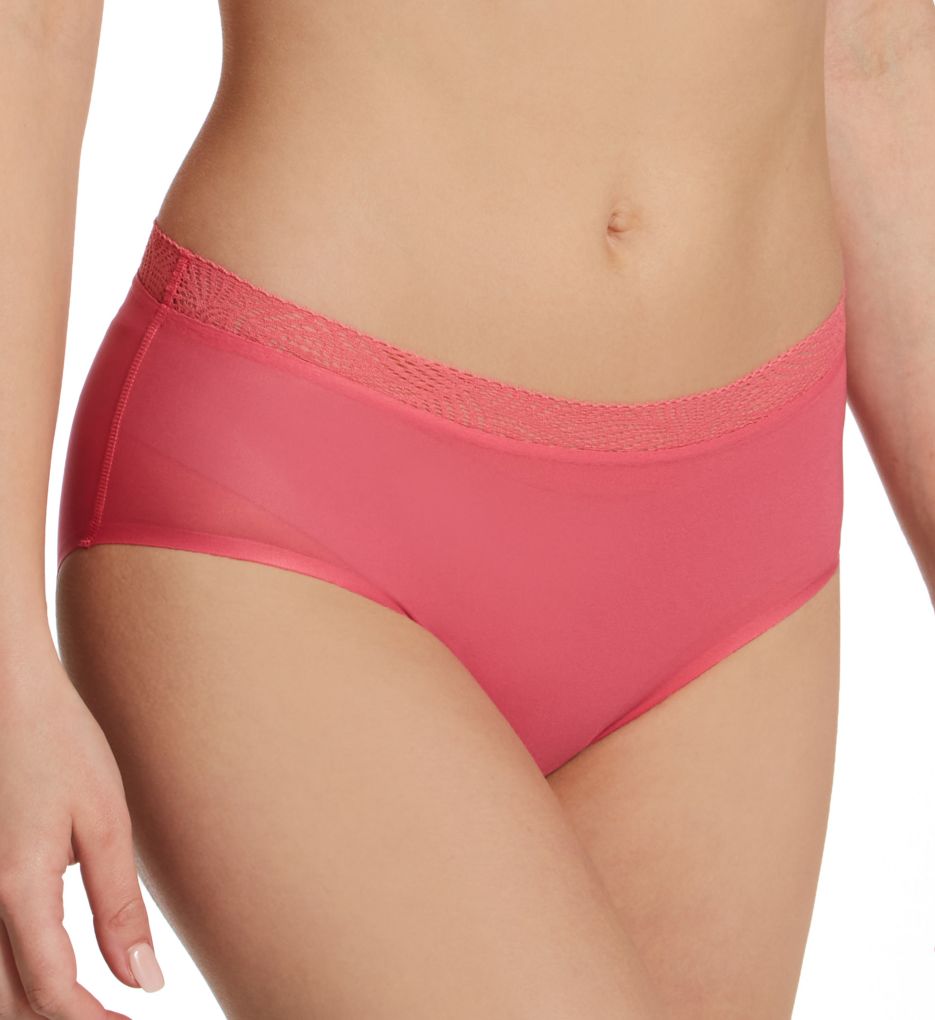 Chantelle (2530530): Chantelle 11G4 Soft Stretch Hipster Panty with Lace (Rose Amour O/S)