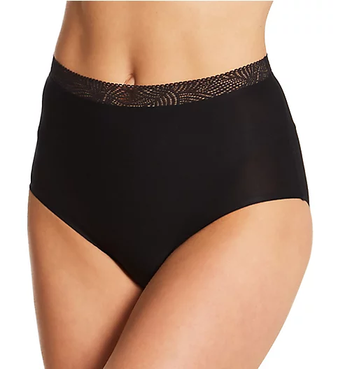 Chantelle Soft Stretch High Waist Brief Panty with Lace 11G7