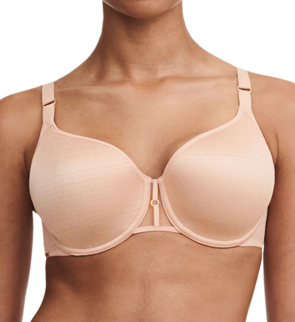 Chantelle Women's Monogram Spacer T-Shirt Bra in Nude Blush | Size: 38G | HerRoom.com