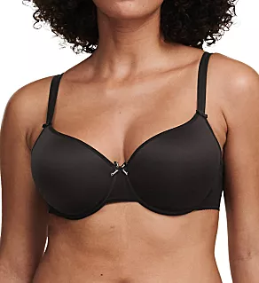 Basic Invisible Memory Foam T-Shirt Bra Black 32B