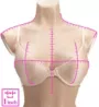 Chantelle Prime Front Closure Spacer Foam Underwire Bra 12B7 - Image 3