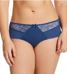 Alto Lace-Trim Hipster Panty Ceramic Blue XL