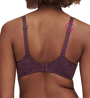 C Jolie Memory Foam Underwire Bra Aubergine 32G