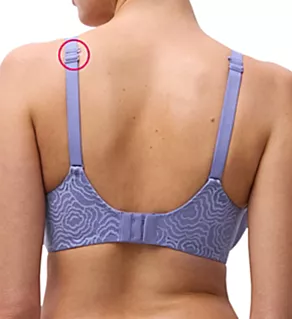 C Jolie Memory Foam Underwire Bra Bellflower Blue 38D
