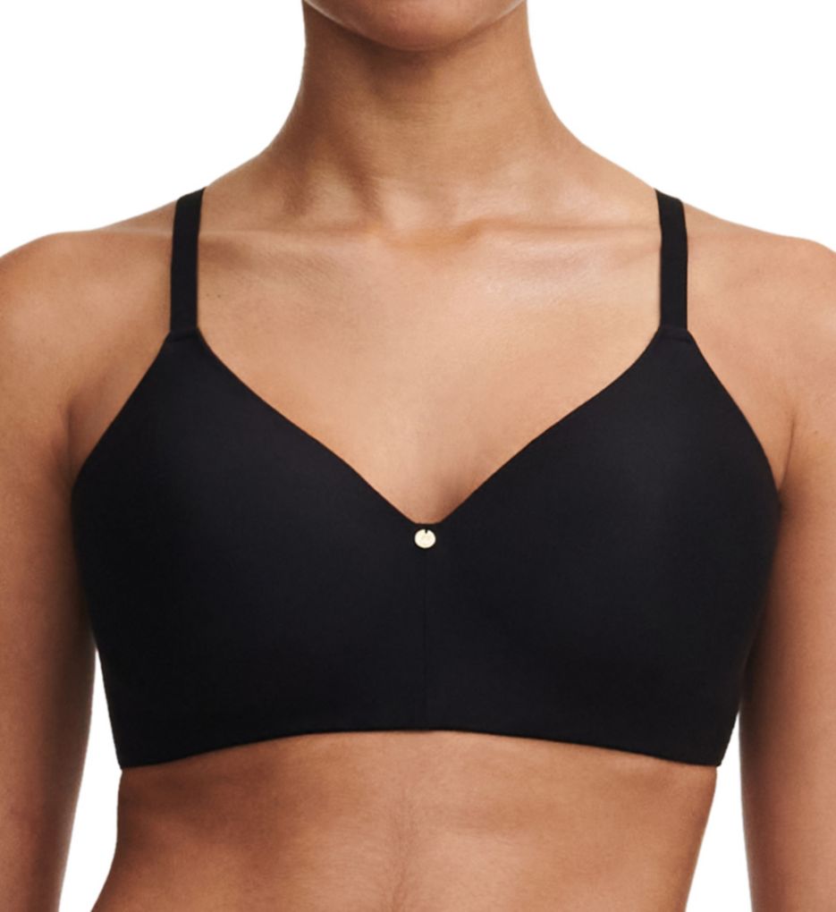 Chantelle Women's C Jolie Wireless T-Shirt Bra in Black | Size 30E | HerRoom.com