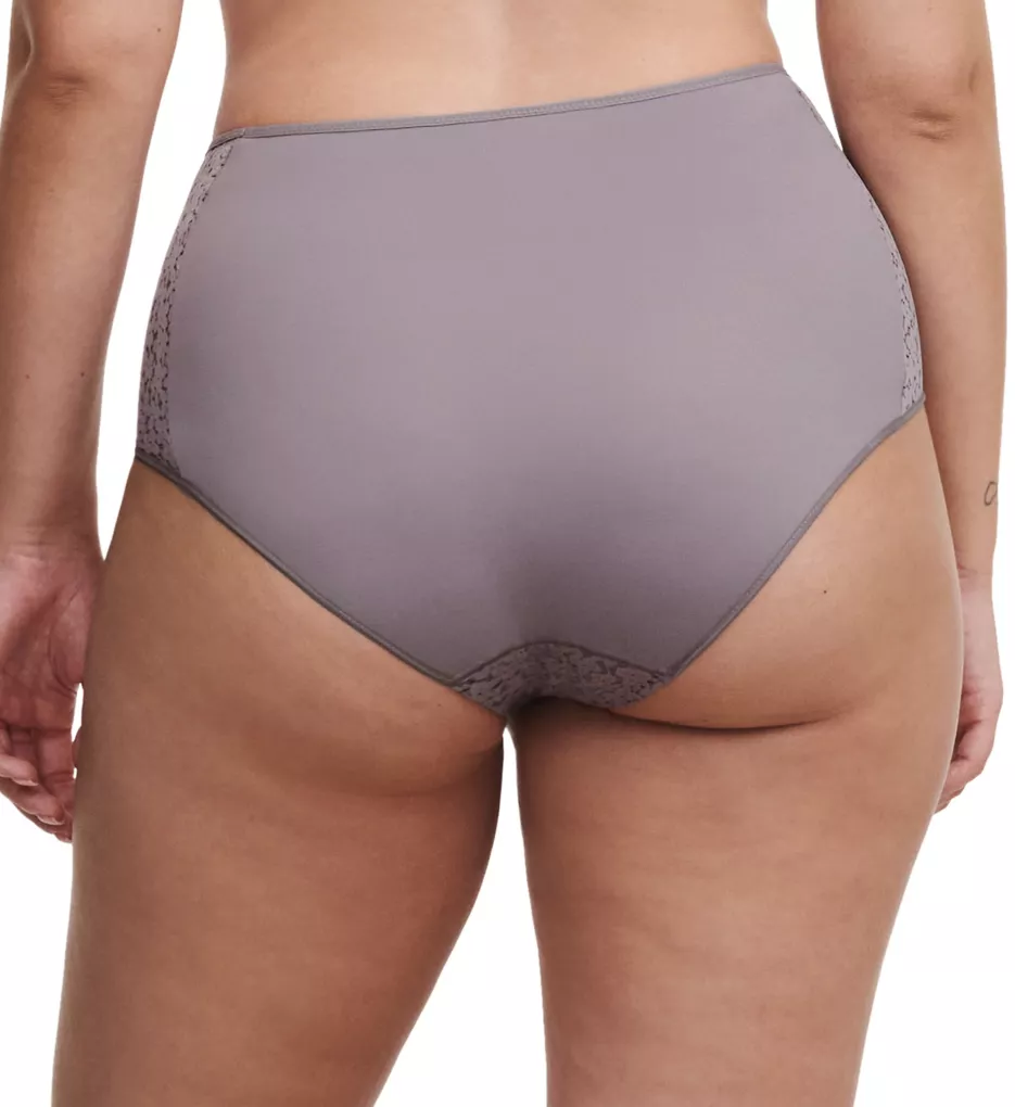 Norah High Waist Brief Panty Purple Grey S