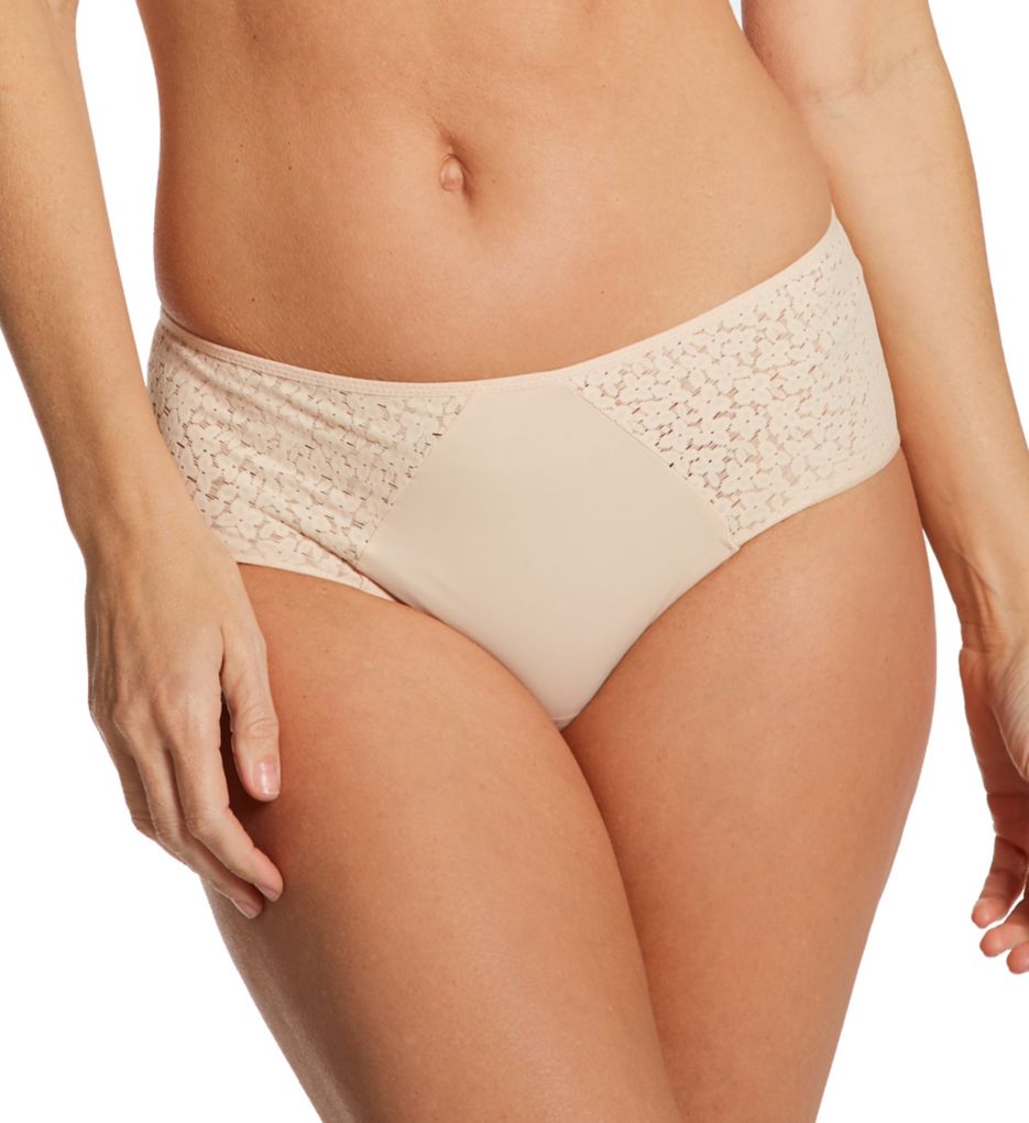 Chantelle Women's Norah Comfort Hipster Panty in Beige | Plus Size Small | HerRoom.com