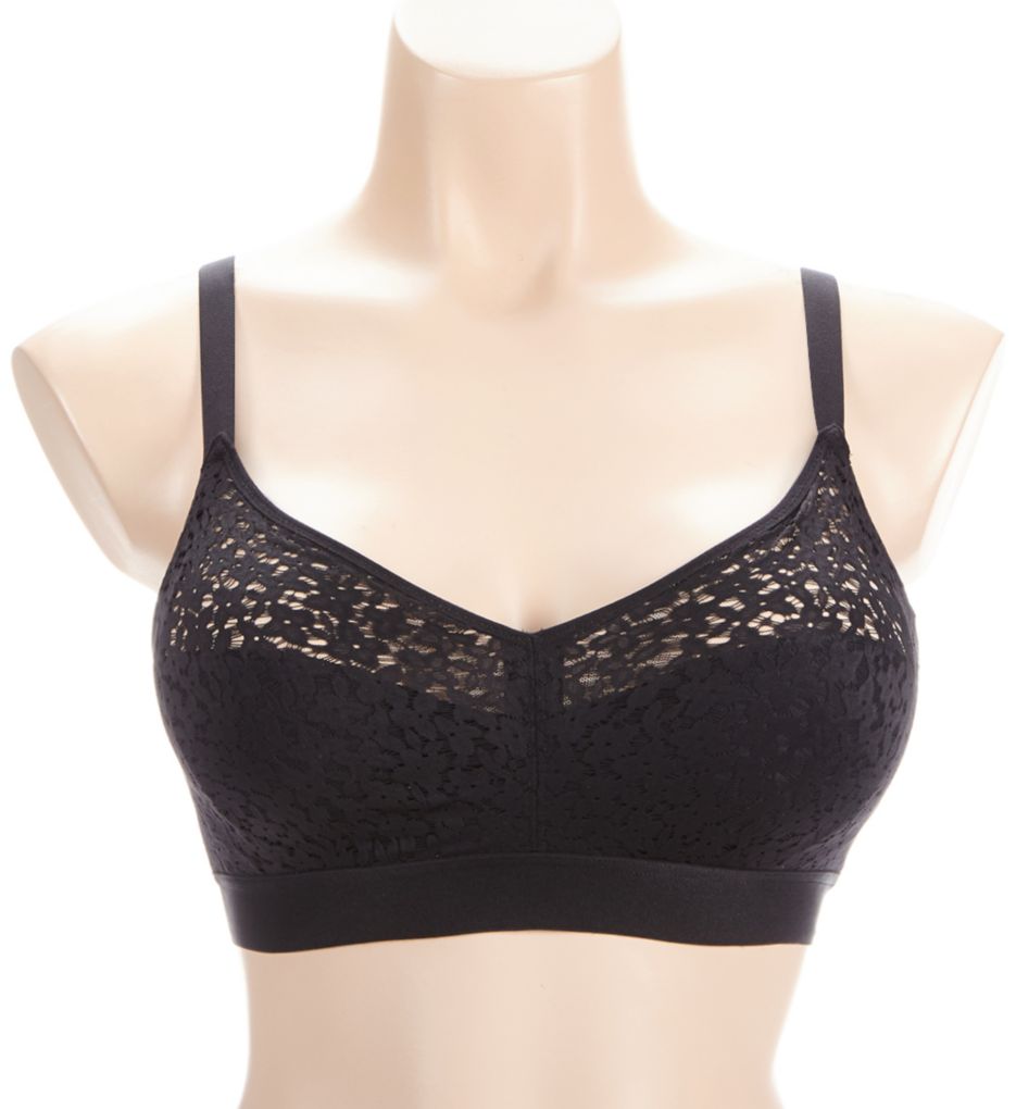 Chantelle Norah Comfort Supportive Wirefree Bra - Black - An